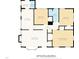Detailed floor plan showcasing the layout of the home, including living room, kitchen and bedrooms at 306 Mitchell Ave, Franklinton, NC 27525