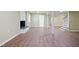 Spacious unfinished basement with a fireplace and walkout access to stairs at 3863 Avents Ferry Rd, Sanford, NC 27330