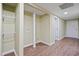 Basement utility room with laundry hookups, closet, and neutral color scheme at 3863 Avents Ferry Rd, Sanford, NC 27330
