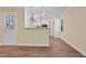 Bright, updated kitchen with white cabinets, granite counters and stainless appliances at 3863 Avents Ferry Rd, Sanford, NC 27330