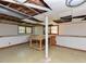 Spacious unfinished basement featuring natural light from multiple windows at 4324 Garland Dr, Raleigh, NC 27606