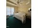 Bedroom featuring a bed with white comforter and curtains at 9160 Old Cascade Road Dr, Garner, NC 27529