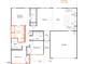 Detailed floor plan showcasing the layout of the home, including bedrooms, bathrooms, and kitchen at Tbd Spy Glass Dr, Fuquay Varina, NC 27526