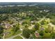 Scenic aerial view of a peaceful neighborhood, featuring lush greenery, winding roads, and cozy residential homes at 516 Ivey Rd, Graham, NC 27253