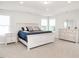 Spacious main bedroom with large windows and neutral tones at 5215 Goshawk Ln, Graham, NC 27253