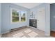 Bedroom with light wood floors, a large window, and light blue walls at 545 Barnette Rd, Louisburg, NC 27549