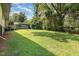 Expansive backyard providing ample space for gardening, recreation, and enjoying the natural surroundings at 5840 Fayetteville Rd, Raleigh, NC 27603