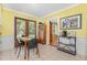 Bright eat-in kitchen with ample space for a dining table and decor at 5840 Fayetteville Rd, Raleigh, NC 27603