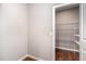 Walk-in pantry with shelving, perfect for storage and organization in the kitchen at 812 Teal Lake Dr, Holly Springs, NC 27540
