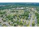 Picturesque aerial view of a well-planned residential neighborhood at 104 Roscommon Ln, Clayton, NC 27520