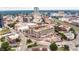 Overhead image displaying the active construction of a building and its surrounding cityscape at 400 W Main St # 2007, Durham, NC 27701