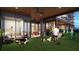 Outdoor dog park with play area, lounge seating, and convenient access to the building at 400 W Main St # 2601, Durham, NC 27701