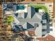 Bird's eye view of home showcasing roofline and landscaping at 291 Riverstone Dr, Pittsboro, NC 27312