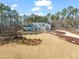 Stunning aerial view of a custom home on a spacious lot at 291 Riverstone Dr, Pittsboro, NC 27312