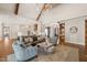 Spacious living room features a fireplace and built-in shelving at 291 Riverstone Dr, Pittsboro, NC 27312