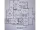 First floor blueprint features a kitchen, dining area, living room, foyer and terrace at 501 Hertford St, Raleigh, NC 27609