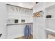 Well-organized closet space with shelves and rods for clothing storage at 2601 Mayview Rd, Raleigh, NC 27607