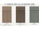 Various cabinetry and hardware finishes at 57 Hazelwood, Pittsboro, NC 27312