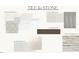 Selection of tile and stone finishes for various bathrooms and the kitchen backsplash at 57 Hazelwood, Pittsboro, NC 27312