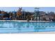 A beautiful community pool with a slide and playground provides recreation for all ages at 72 Hazelwood, Pittsboro, NC 27312