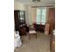 Dining room with a drop leaf table, chairs, and a china cabinet at 3418 Leonard St, Raleigh, NC 27607