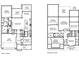 Detailed two-story floor plan featuring spacious kitchen, Gathering room, bedrooms, and garage layout at 167 Edgefield St, Pittsboro, NC 27312