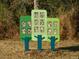 Unique yard art display to help pollinators at 167 Edgefield St, Pittsboro, NC 27312
