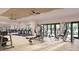 Well-equipped gym featuring modern exercise machines and natural light at 2009 Abbeyhill Dr # 63, Raleigh, NC 27610