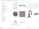 Designer kitchen selections including cabinets, hardware, countertops, backsplash, and flooring at 2009 Abbeyhill Dr # 63, Raleigh, NC 27610