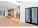 Open concept living room with fireplace and stairs to second level at 213 Westhampton Dr, Pittsboro, NC 27312
