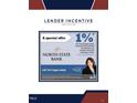 Advertisement for North State Bank's 1% lender incentive towards closing costs with Terri Capps as Mortgage Loan Officer at 75 Woodbark Cv # 10, Willow Springs, NC 27592