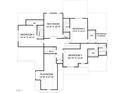 Detailed floor plan of the second floor, highlighting bedrooms, bathrooms, a rec room and a playroom at 122 W Beech Slope Ct, Chapel Hill, NC 27517