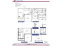 Detailed floor plan showcasing the layout of this home, including the location of rooms at 303 Bishop Ln, Sanford, NC 27330