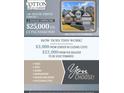 Cotton Farms advertisement boasting $25,000 in concessions for new homes at 148 Hook Dr # 7, Fuquay Varina, NC 27526