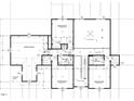 Upstairs floor plan featuring four bedrooms, three baths, and a bonus room for a spacious layout at 133 Slocum Ct, Wendell, NC 27591