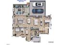 Main floor plan showcasing an open layout with a kitchen, dining area, Gathering room, and outdoor patio at 1000 Marilyn Dr, Raleigh, NC 27607