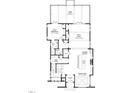 Detailed floor plan showcasing gourmet kitchen, great room, and study/bedroom layout at 918 N Blount St, Raleigh, NC 27604