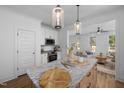 Bright living room with fireplace and open floor plan at 705 Heidelberg St, Durham, NC 27704