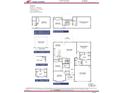 Floor plan for a 2604 sq ft home with 4 bedrooms and 3 baths at 157 Newport Landing # 95, Garner, NC 27529