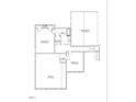 Second-floor plan illustrating bedroom and bonus room layouts, including bathroom and closet locations at 2590 Lassiter Rd, Four Oaks, NC 27524