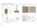 A beautiful selection of neutral finish options for the kitchen and owner's bathroom at 22 Belmont Stakes Ln, Wendell, NC 27591
