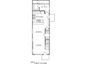 The first floor plan highlights the kitchen, dining, living area, and bedroom 3 at 2401 E Main St, Durham, NC 27703