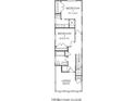 The second floor plan features two bedrooms, 2 baths, and an upper deck at 2401 E Main St, Durham, NC 27703