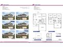 Floor plan showcasing the layout of a 3-bedroom, 3.5-bathroom home with a two car garage at 56 Decatur Dr, Fuquay Varina, NC 27526