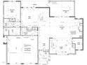 Detailed floor plan featuring a great room, kitchen, screened porch, office, and two-car garage at 3340 Colby Chase Dr # 2, Apex, NC 27539
