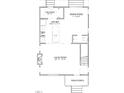 First floor layout featuring living, dining, kitchen, and mud rooms plus front porch at 2337 E Main St, Durham, NC 27703