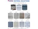Interior design elements showcase a curated selection of stones, carpets and tiles at 67 Decatur Dr, Fuquay Varina, NC 27526
