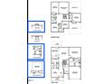 Detailed floor plan showcasing the layout of this home, including bedrooms, bathrooms, kitchen, and living spaces at 19 Streamline Ct, Lillington, NC 27546