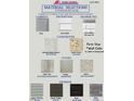 Home material selections, featuring cabinet styles, backsplash options, countertop choices, flooring types, and stone exterior at 19 Streamline Ct, Lillington, NC 27546