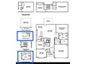 Home floor plan with options for a fireplace, covered lanai, stairs to basement, and alternate Primary bath at 55 Streamline Ct, Lillington, NC 27546